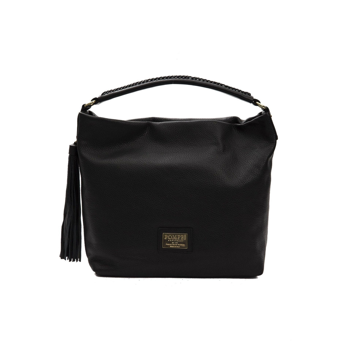 Black Pompei Donatella FA6031RACHELE by Jag Couture London featuring sleek leather design and stylish detailing.