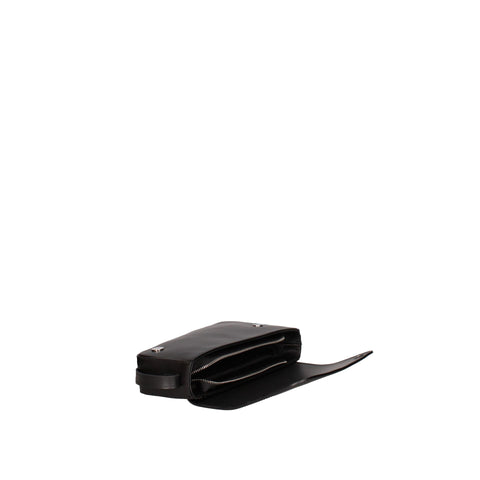 Black Roberta Rossi RR220722323FBG-NERO handbag from Jag Couture London - New York, shown with its sleek leather design.