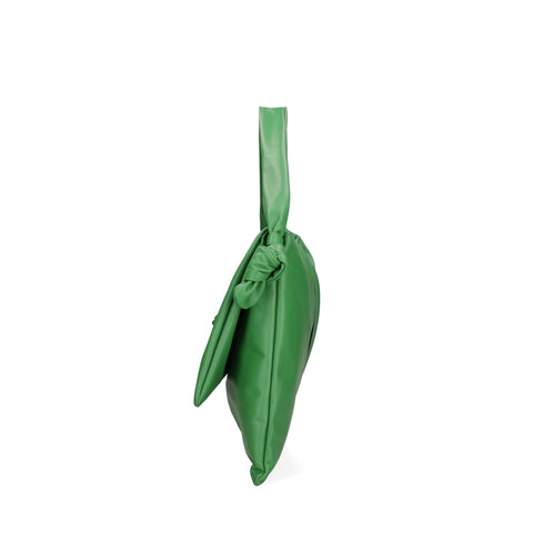 Viola Castellani VC220717123FBG-S47 Verde Mela by Jag Couture London - New York, stylish handbag with green color and textured surface.