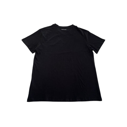 Black Trussardi Beachwear TRU25MTS01 by Jag Couture London - New York, featuring stylish swimwear fabric and design.