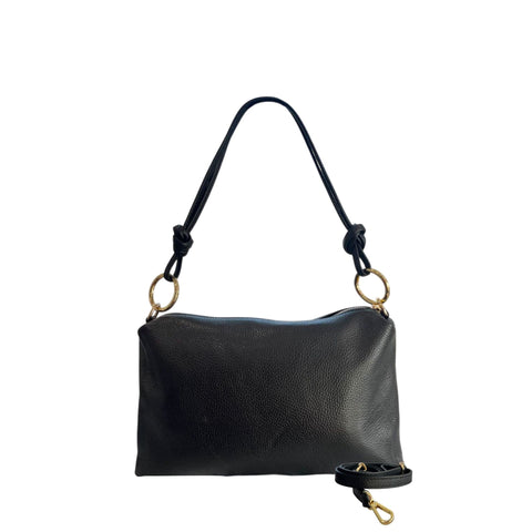 Black Baldinini Trend AL3138_LUCCA shoe by Jag Couture London - New York, featuring sleek design and stylish leather finish.
