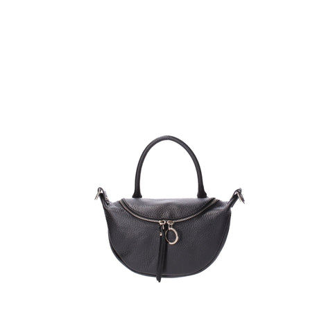 Black Viola Castellani VC220714223FBG-D28 handbag by Jag Couture London - New York, featuring sleek design and elegant craftsmanship.