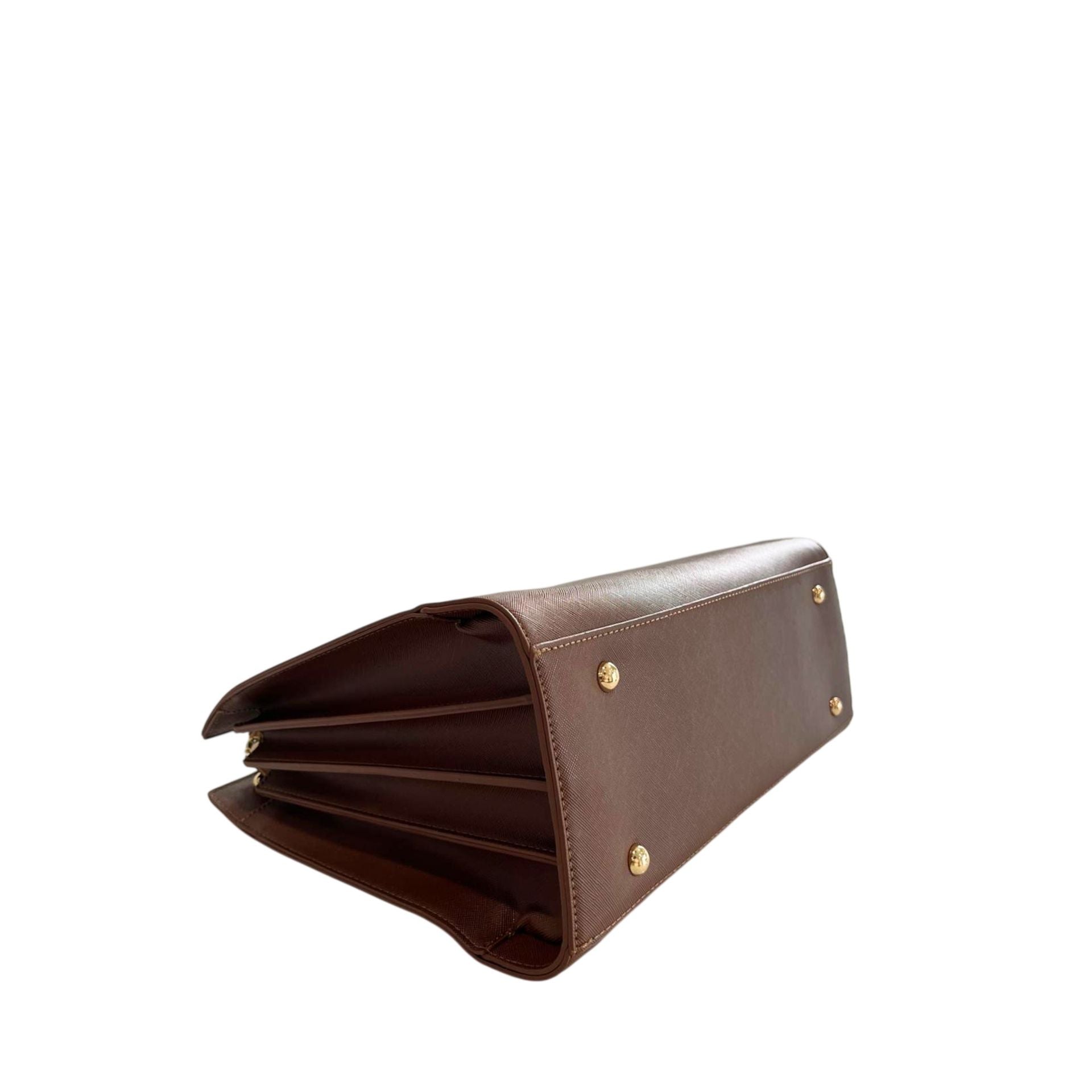 Cristinaeffe CF24FW022 Tortora handbag by Jag Couture London - New York, featuring a sleek, neutral-toned leather design.