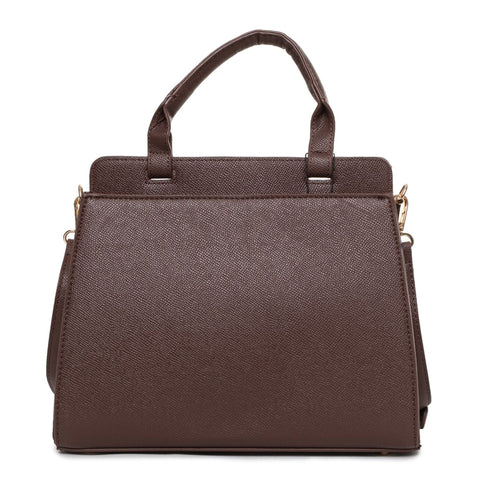Egon Von Furstenberg X073 handbag by Jag Couture London New York, stylish leather purse with elegant design and gold accents.