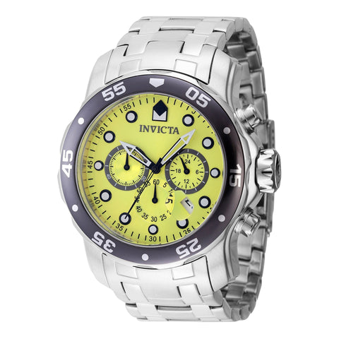 Invicta X093_47561 wristwatch by Jag Couture London - New York with black dial, stainless steel band, and silver accents.