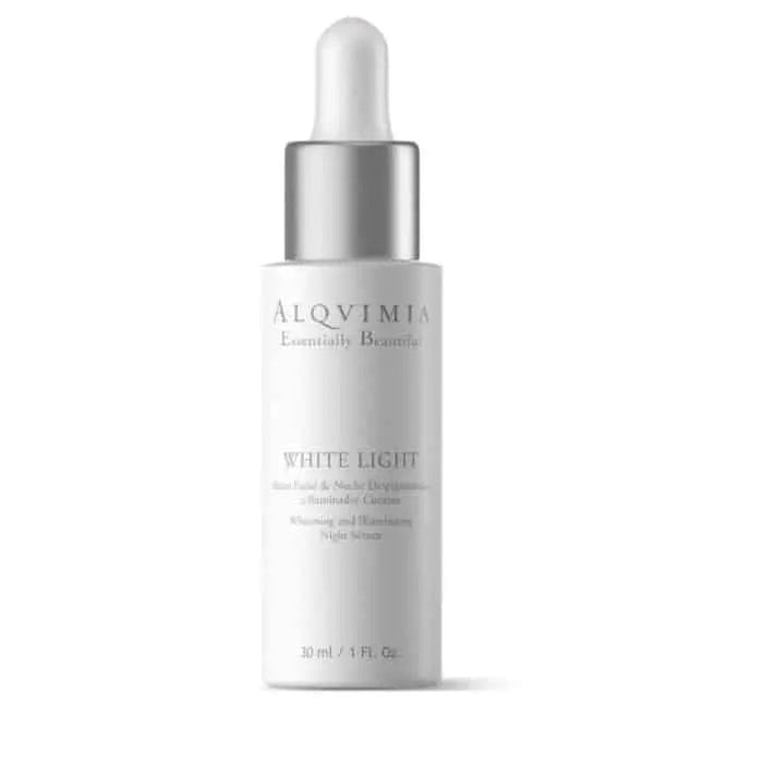 Jag Couture London Alqvimia White Light Facial Night Serum Illuminator &amp; Depigmenting 30ml