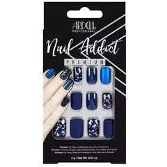 Jag Couture London Ardell Nail Addict Matte Blue False Nails