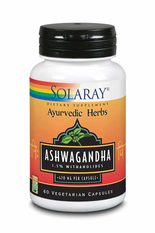 Jag Couture London Ashwagandha 470 Mg 60 Caps Vegetales-Solaray