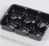 Jag Couture London Black 6 Vac Tray