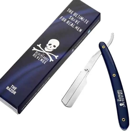 Jag Couture London Blue Handle Shavette With Logo