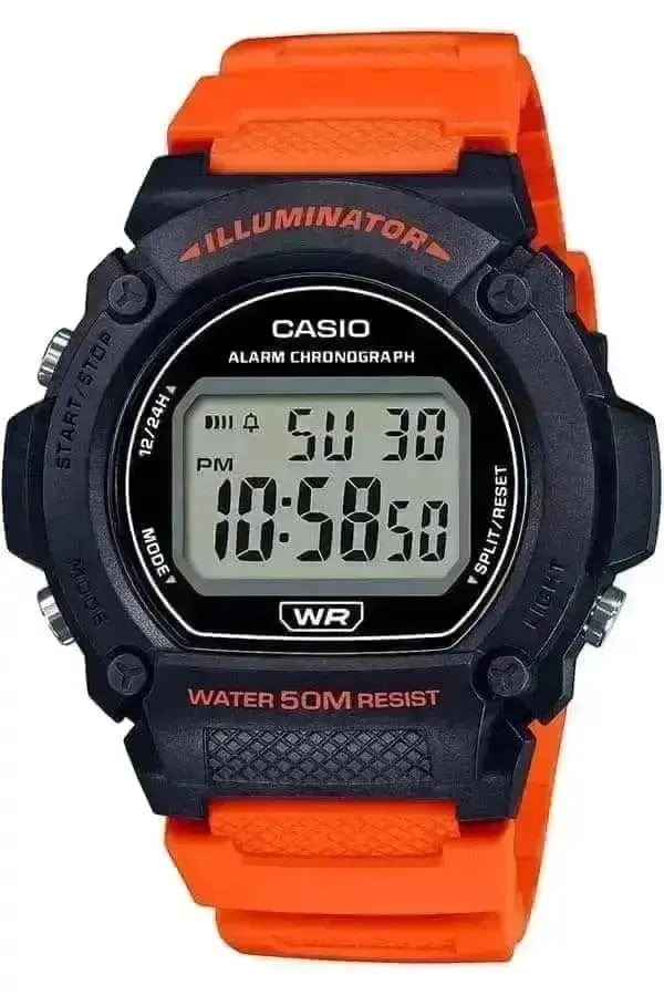 Jag Couture London Casio - W-219H - Orange