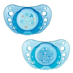 Jag Couture London Chicco Physio Air Rubber Pacifier Blue 0-6m 2 Units