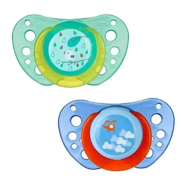 Jag Couture London Chicco Physio Air Rubber Pacifier Blue 12m+ 2 Units