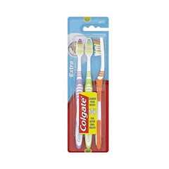 Jag Couture London Colgate Extra Clean Medium Toothbrush 3 Units