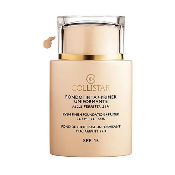 Jag Couture London Collistar Even Finish Foundation Plus Primer 24h Perfect Skin Spf15 02 Cameo 35ml