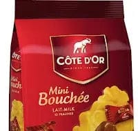 Jag Couture London Cote D'Or Milk Chocolate Mini Bouchees In Pouch