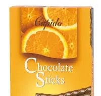 Jag Couture London Cupido Orange Flavoured Milk Chocolate Sticks