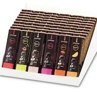 Jag Couture London Display Of Assorted Bars (9 Each Of 6 Flavours)