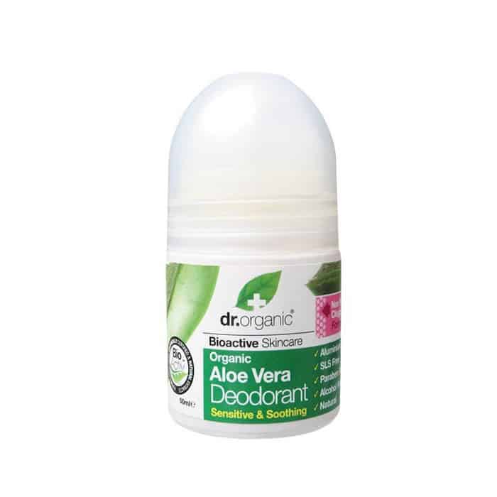 Jag Couture London Dr Organic Aloe Vera Deodorant Roll On 50ml