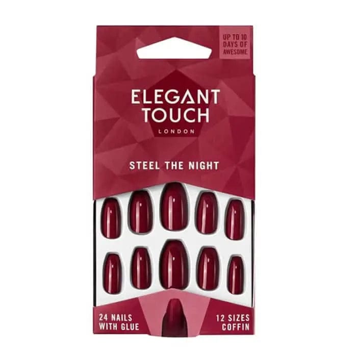 Jag Couture London Elegant Touch Trend Steel The Night Red Squaletto