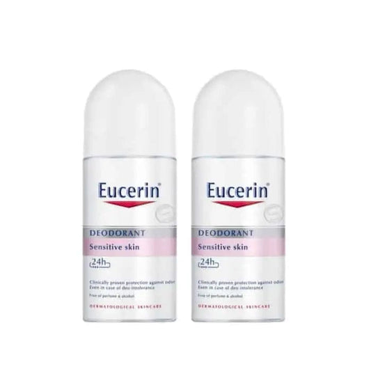 Jag Couture London Eucerin Roll On Deodorant Sensitive Skin 2x50ml