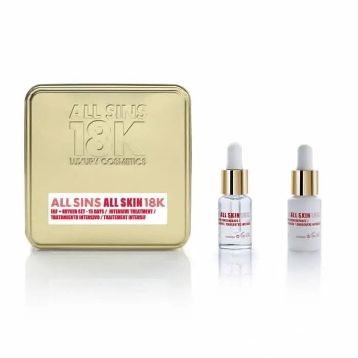 Jag Couture London Fashion All Sins 18k All Skin Efg Oxygen 15 Days Intensive Treatment Set 2 Pieces