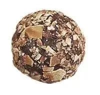 Jag Couture London Fashion Amaretto Truffle - Dark Amaretto Rolled In Almond Flakes 12G