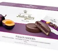 Jag Couture London Fashion Anthon Berg Plum In Madeira Marzipan In Dark Chocolate