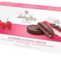 Jag Couture London Fashion Anthon Berg Raspberry In Orange Liqueur Marzipan In Dark Chocolate