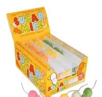 Jag Couture London Fashion Assorted Coloured Sugar Mice In Display Box