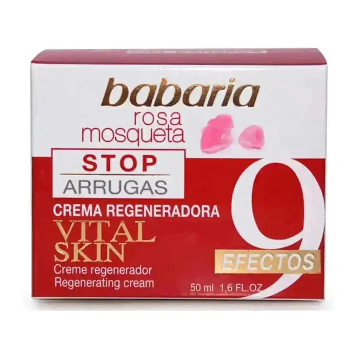 Jag Couture London Fashion Babaria Rosa Mosqueta Vital Skin Regenerating Cream Stop Wrinkles 50ml