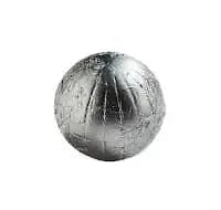 Jag Couture London Fashion Bodin Pearl - Silver Foiled Milk Chocolate Sphere With Crème Brûlée Ganache Filling 10G