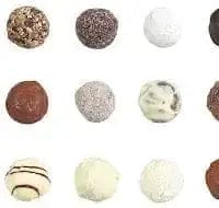 Jag Couture London Fashion Cognac Truffle - Cognac In White And Milk Chocolate 12.5G