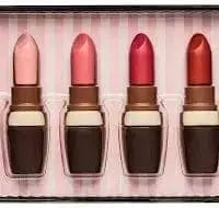 Jag Couture London Fashion Decorated Hollow Milk Chocolate Lipstick Set In Gift Box - 105Mm