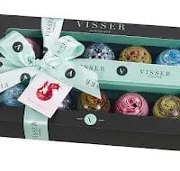 Jag Couture London Fashion Deluxe Gift Box Of 10 Fruity Picasso Chocolates With Menu Tag