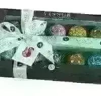 Jag Couture London Fashion Deluxe Gift Box Of 10 Picasso Chocolates With Menu Tag