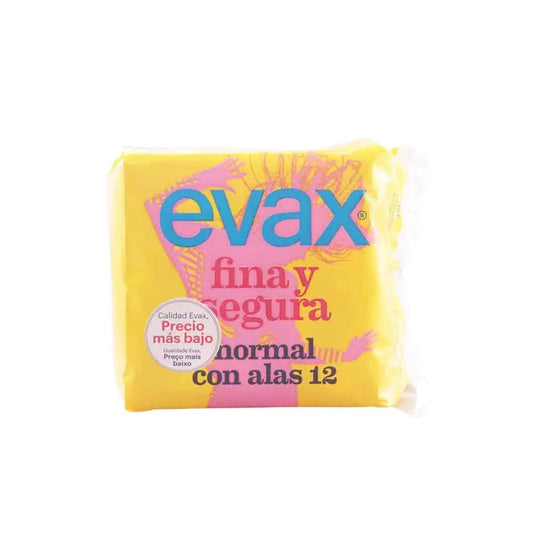 Jag Couture London Fashion Evax Fina &amp; Segura Normal With Wings Sanitary Towels 12 Units