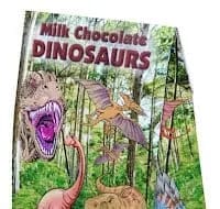 Jag Couture London Fashion Gift Bag Of Solid Milk Chocolate Dinosaurs