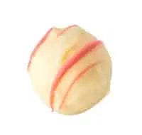 Jag Couture London Fashion Gin & Raspberry - Flavoured Cream Ganache In White Chocolate With Deep Pink Stripes 13G