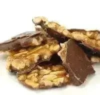 Jag Couture London Fashion Golden Peanut Brittle Half Coated In Milk Chocolate