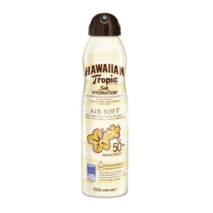 Jag Couture London Fashion Hawaiian Tropic Silk Hydration Air Soft Sunscreen Mist Spf50+ 220ml