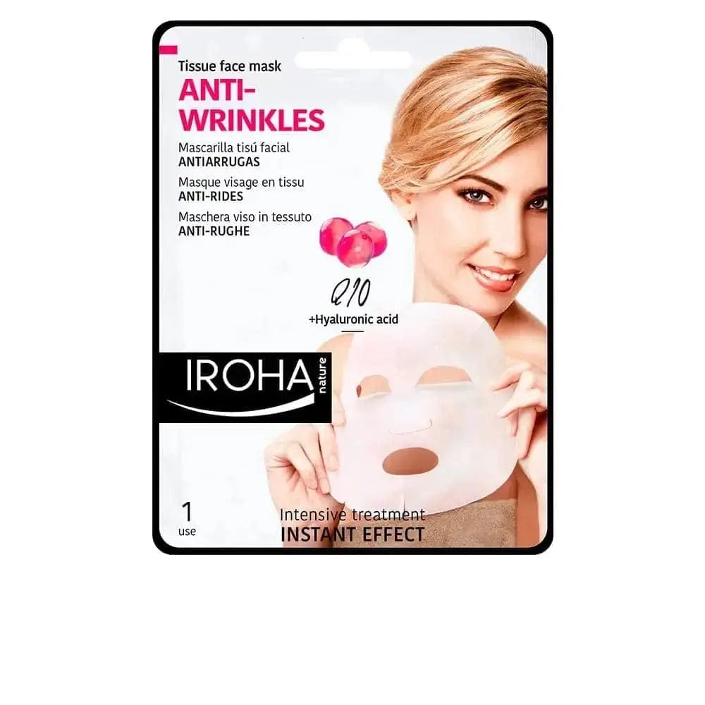 Jag Couture London Fashion Iroha Nature Anti Wrinkles Tissue Face Mask Q10 1 Unit