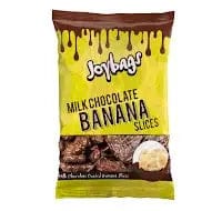 Jag Couture London Fashion Joybags Milk Chocolate Covered Banana Slices