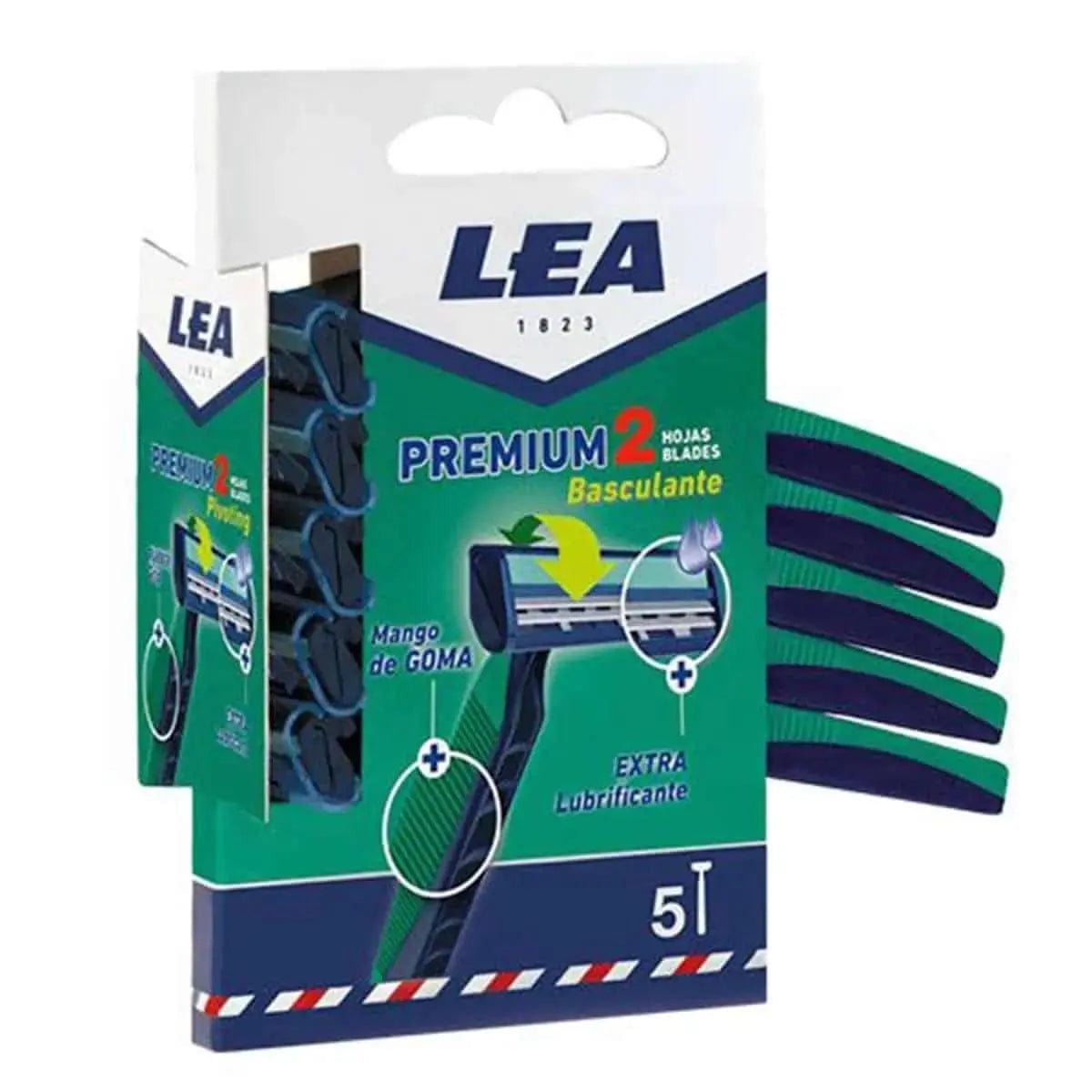 Jag Couture London Fashion Lea Premium 2 Tilting Blades Disposable Blades Pack 5 Units