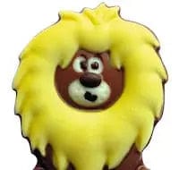 Jag Couture London Fashion Lenny The Lion - Decorated Solid Milk Chocolate - Appr 38Pcs