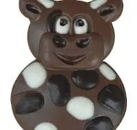 Jag Couture London Fashion Matilda The Cow - Decorated Solid Milk Chocolate - Appr 35Pcs