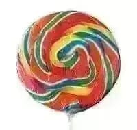 Jag Couture London Fashion Mixed Fruit Flavoured Assorted Colour Swirl Lollipops In Display