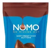 Jag Couture London Fashion Nomo Vegan & Free From Creamy Original Chocolate Buttons In Pouch