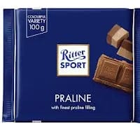 Jag Couture London Fashion Ritter Sport Milk Chocolate Covered Fine Praline Bar