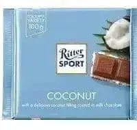 Jag Couture London Fashion Ritter Sport Milk Chocolate With Coconut Bar